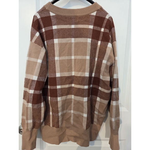 Rachel Zoe Women's Cardigan Button-Up Browns Size M Long Sleeve V Neck - Picture 2 of 6